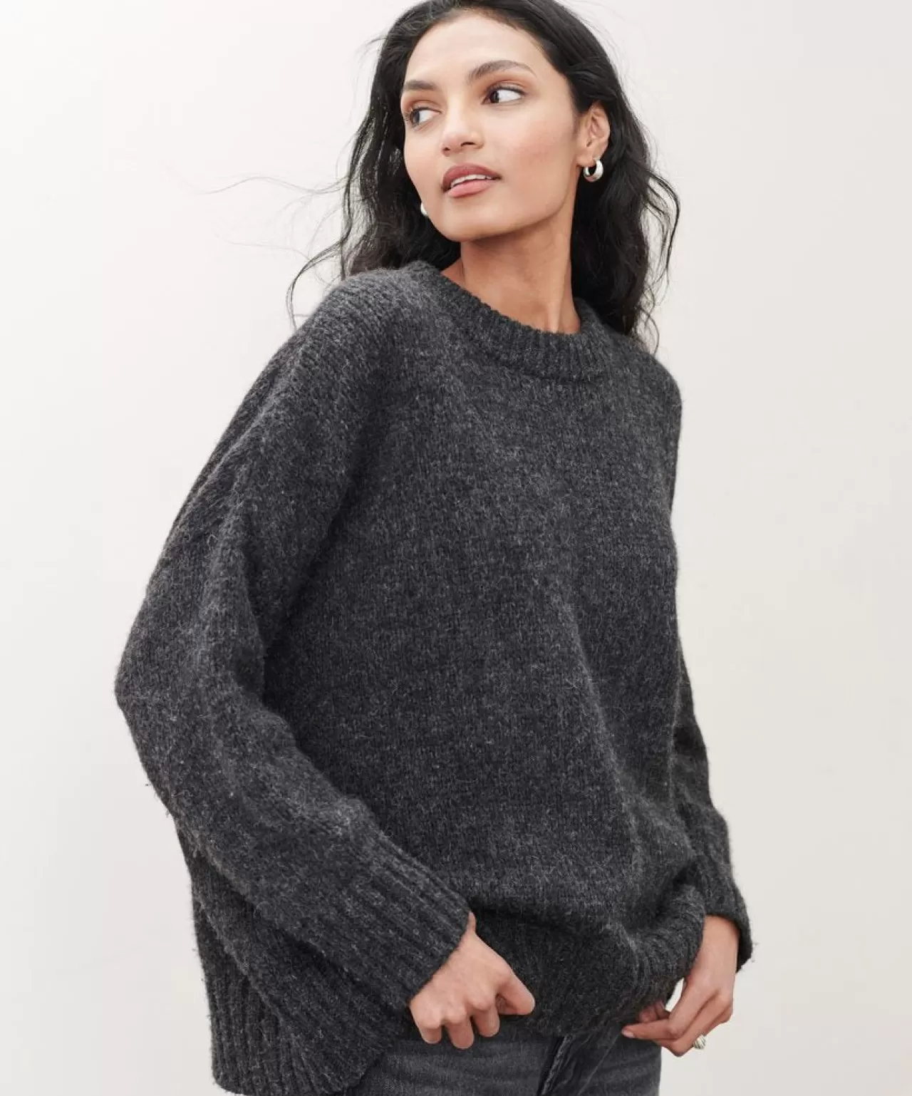 Jenni Kayne Alpaca Cocoon Crewneck