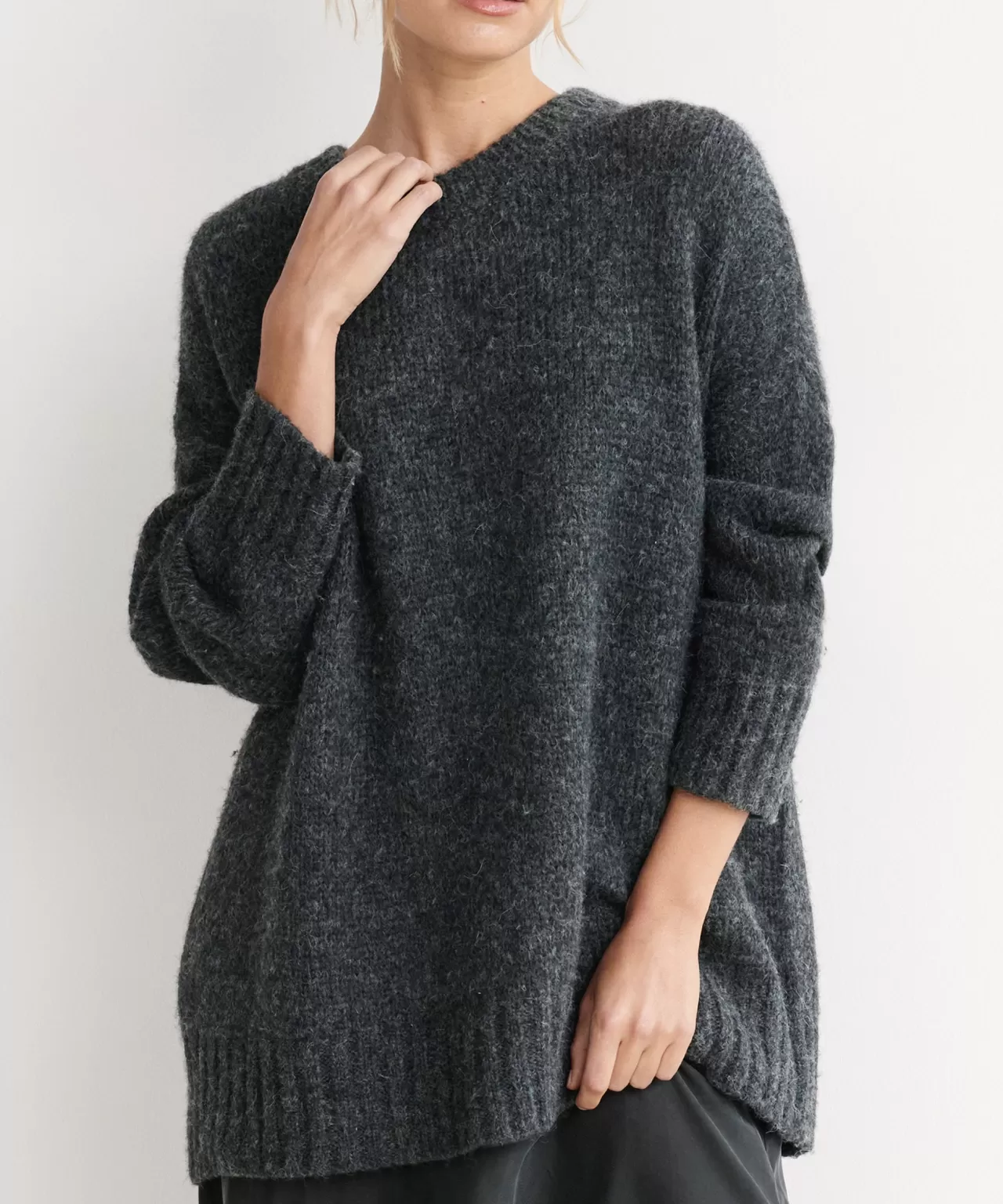 Jenni Kayne Alpaca Cocoon Crewneck