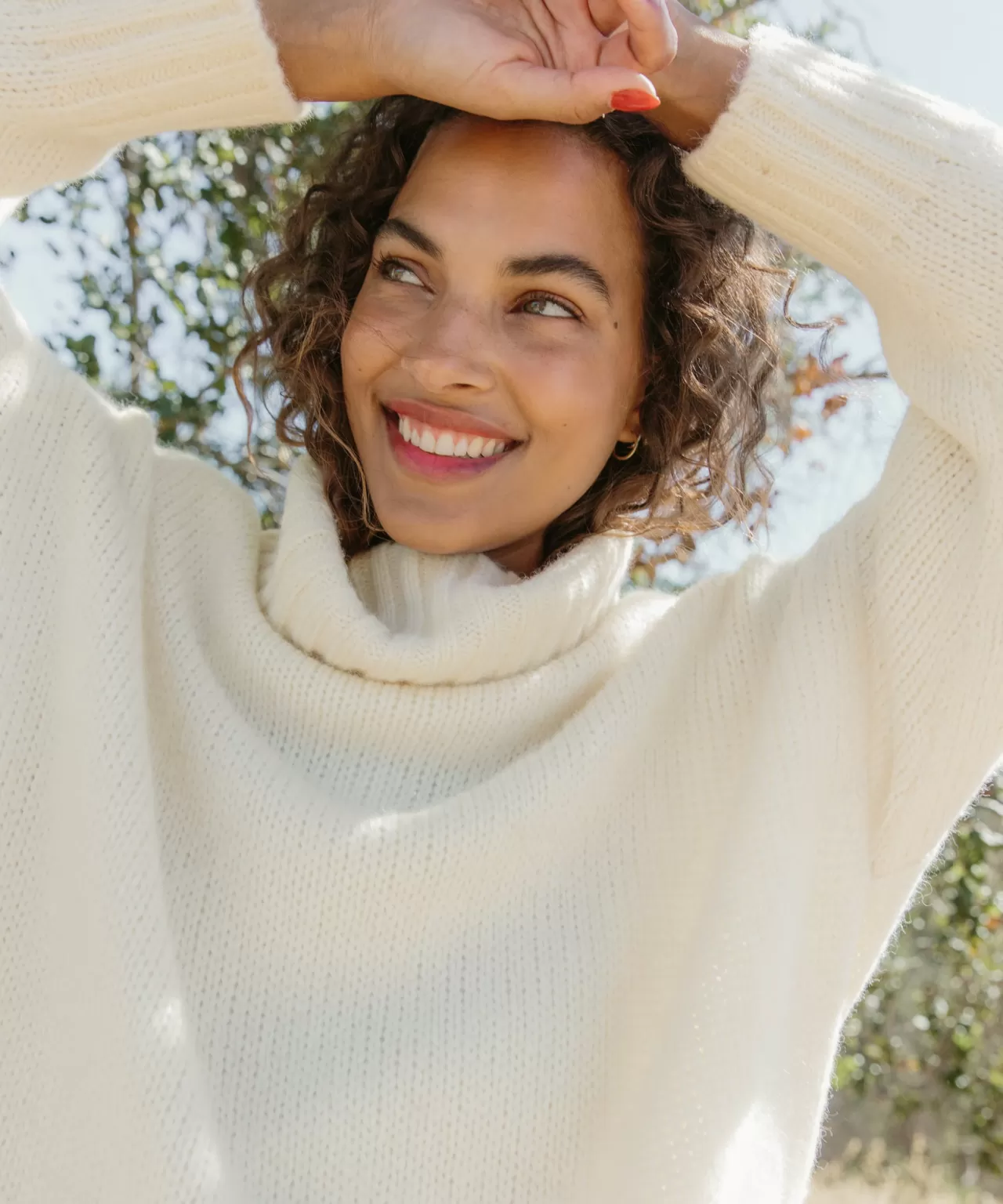 Jenni Kayne Alpaca Cocoon Turtleneck