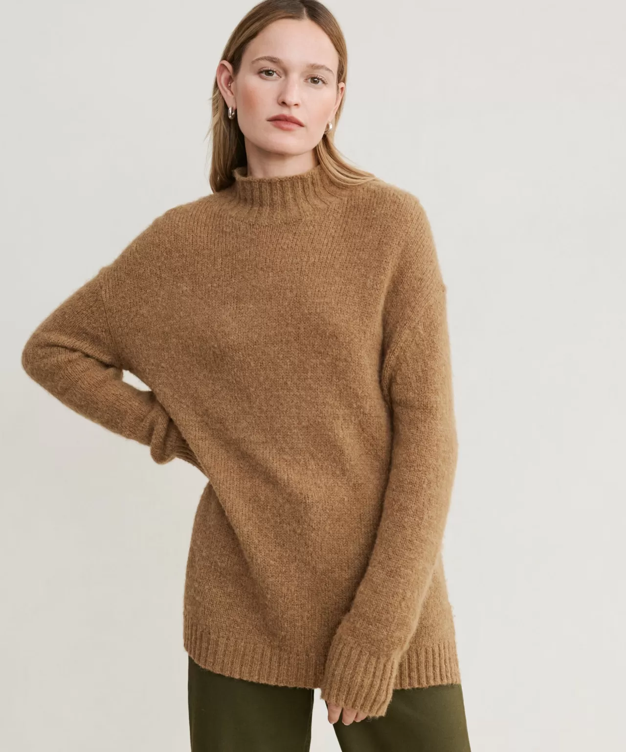 Jenni Kayne Alpaca Mockneck Pullover