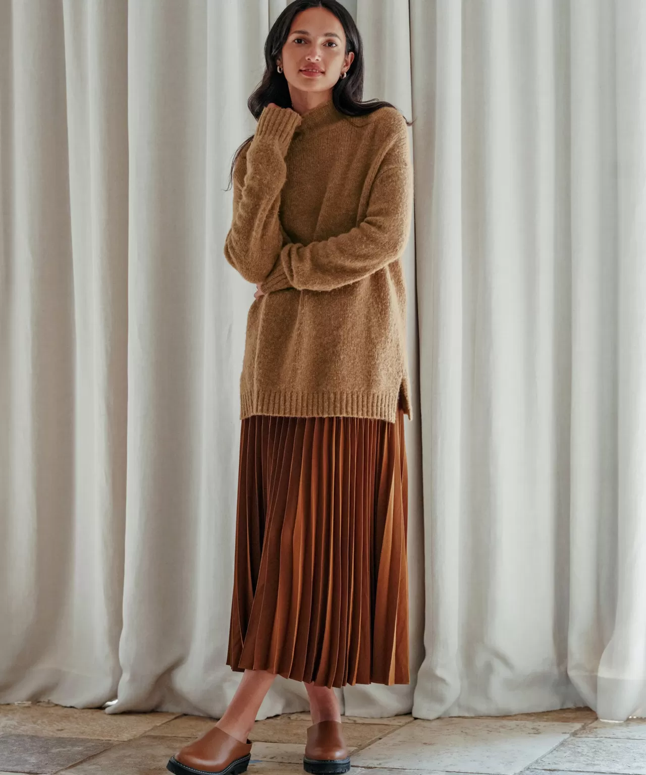 Jenni Kayne Alpaca Mockneck Pullover