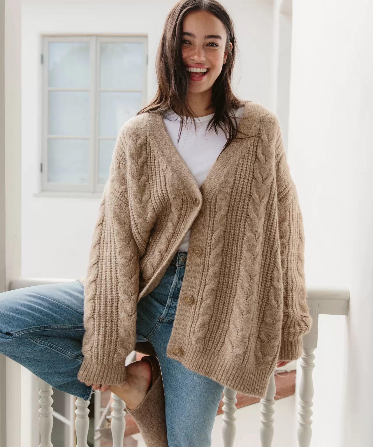 Jenni Kayne Cable Cocoon Cardigan