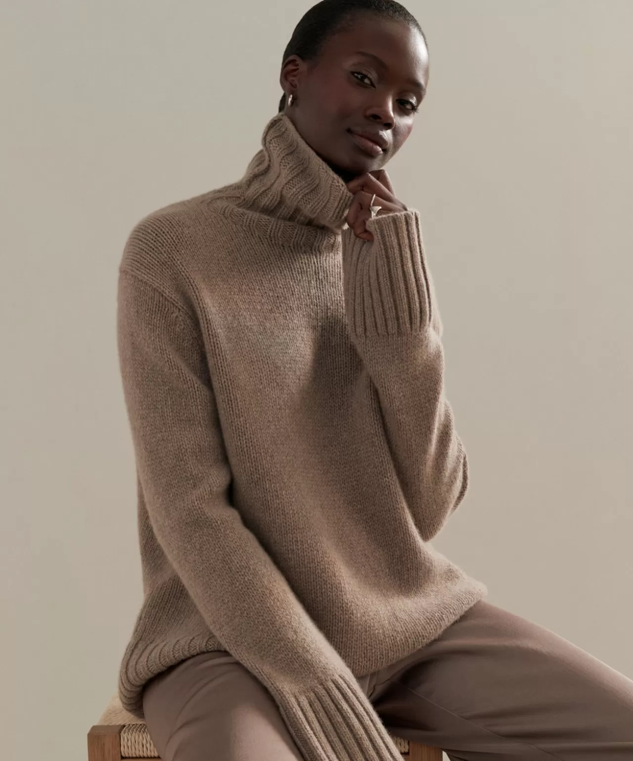 Jenni Kayne Cashmere Jet Turtleneck