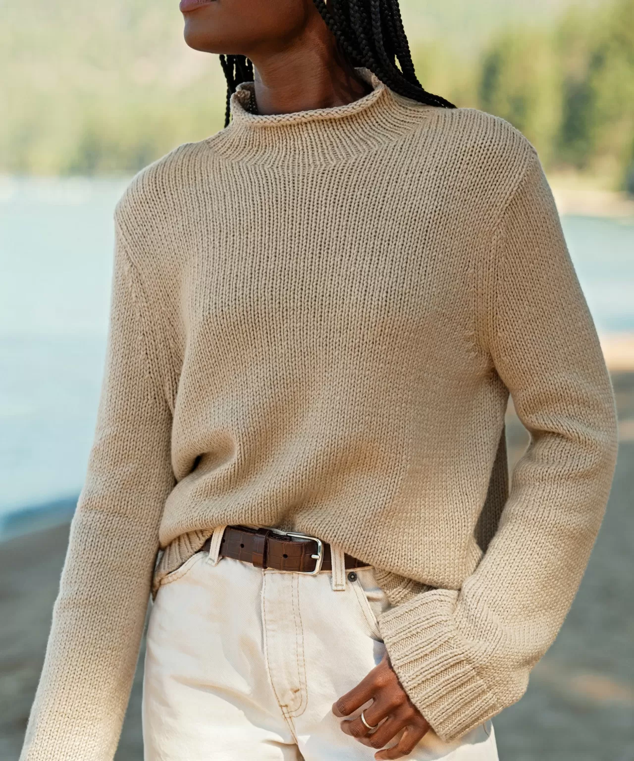 Jenni Kayne Classic Mockneck Pullover