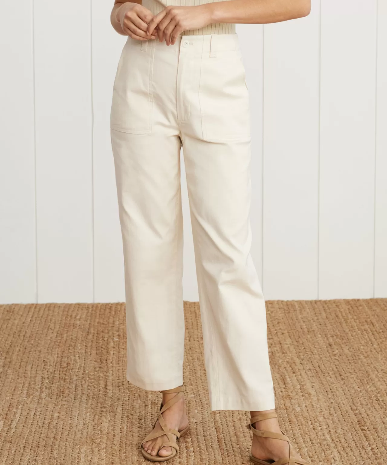 Jenni Kayne Cotton Linen Ranger Trouser