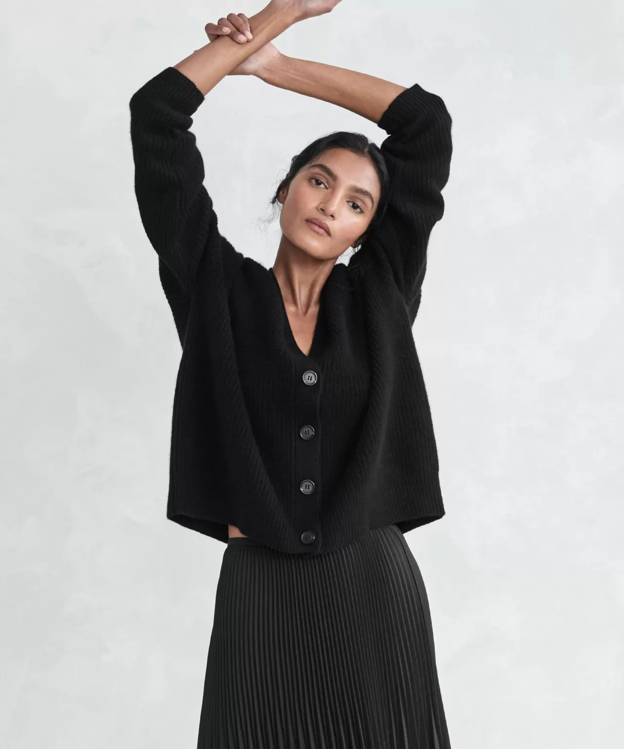 Jenni Kayne Cropped Cashmere Cocoon Cardigan