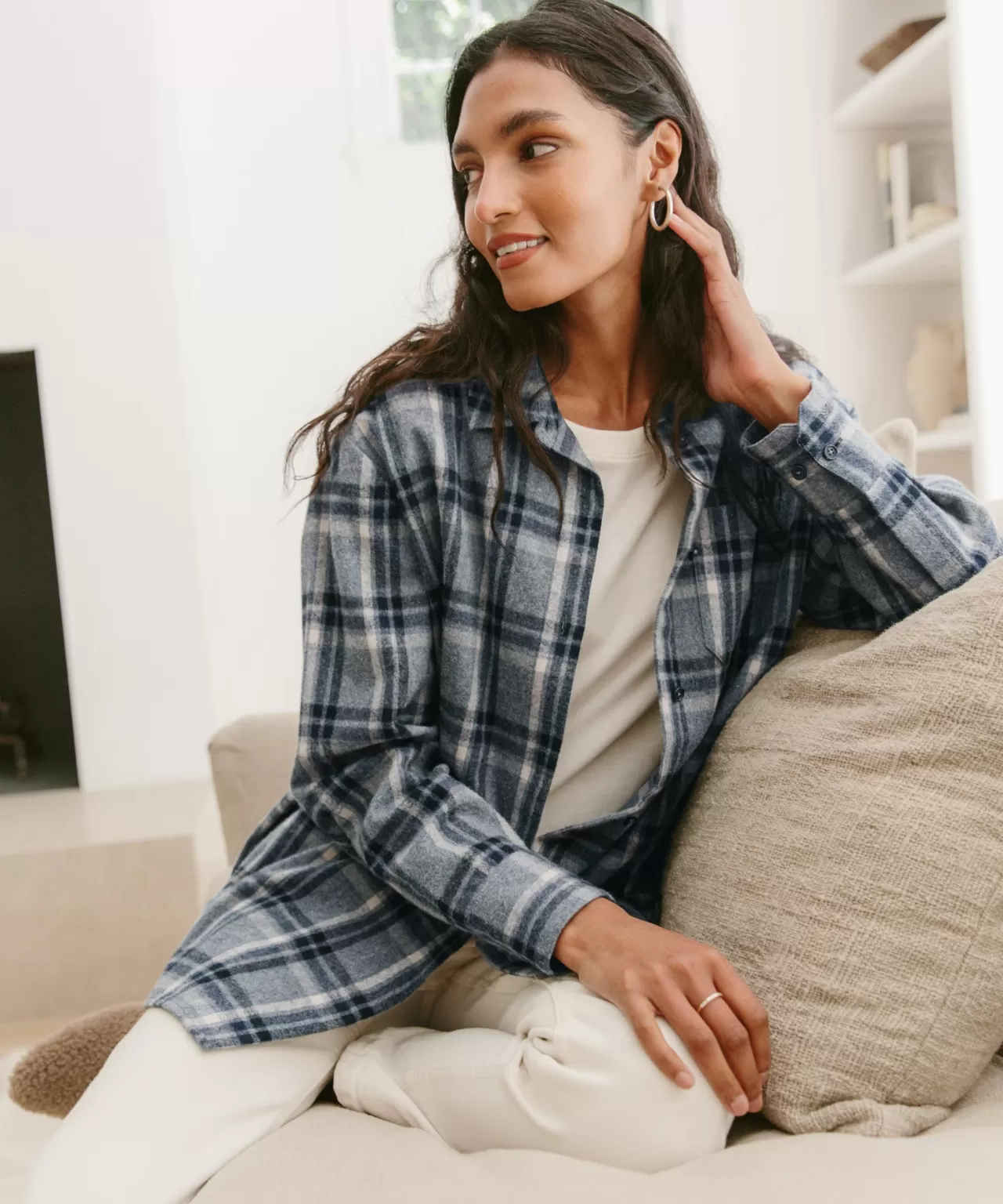 Jenni Kayne Flannel Boyfriend Shirt