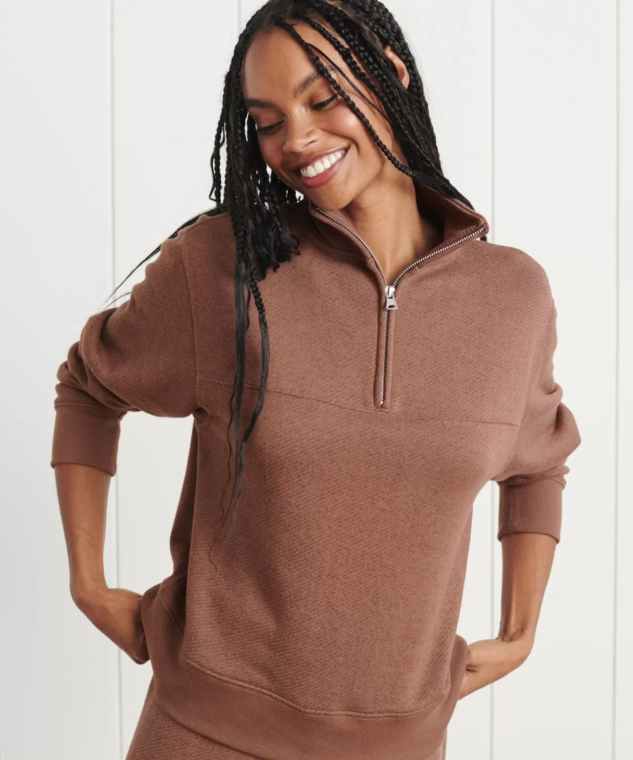 Jenni Kayne Half Zip Sweatshirt