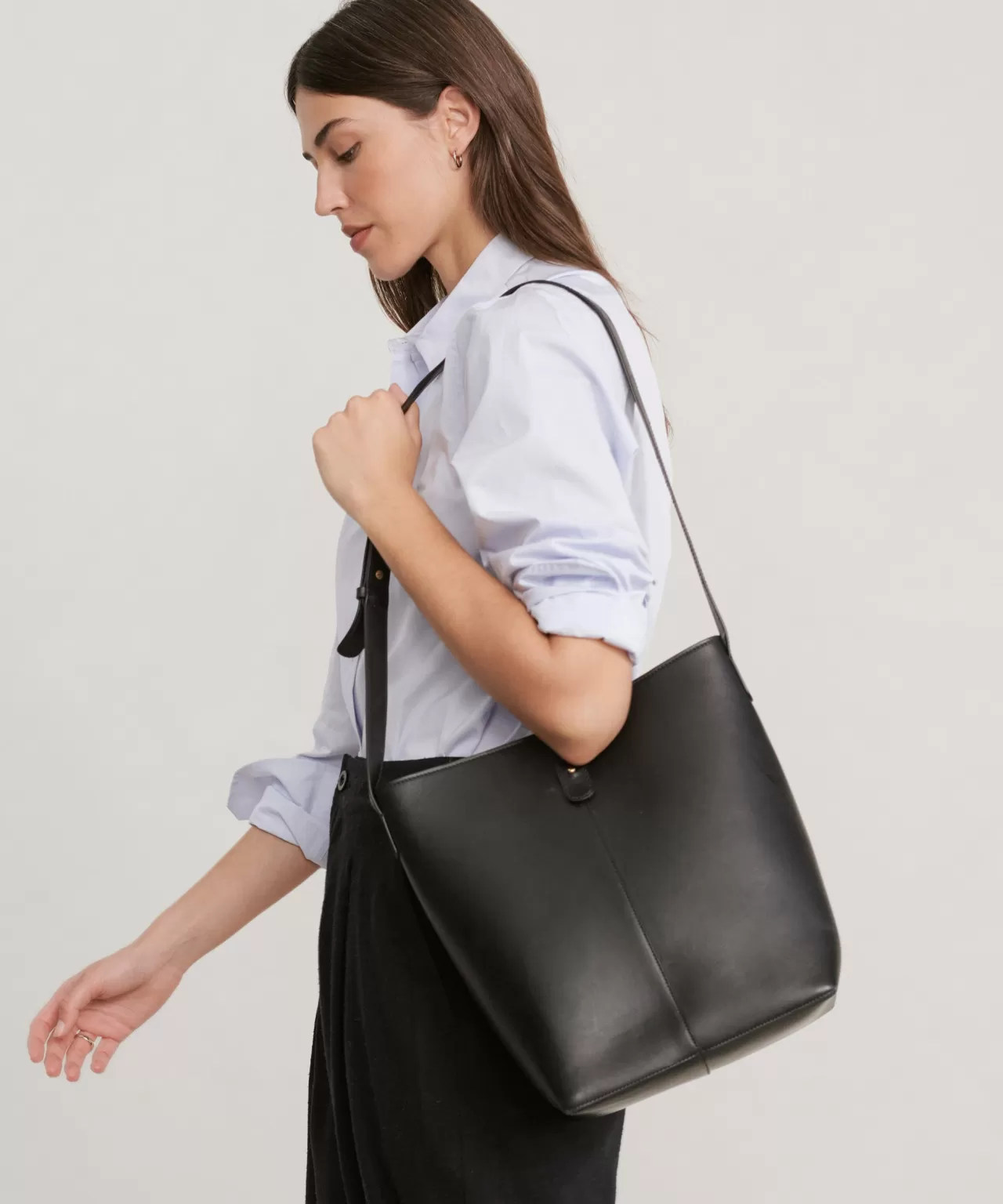 Jenni Kayne Leather Bucket Bag