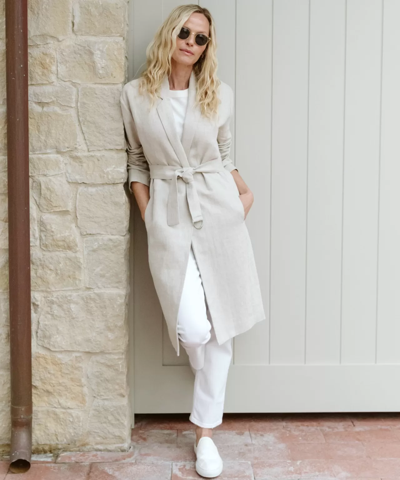 Jenni Kayne Linen Trench Coat