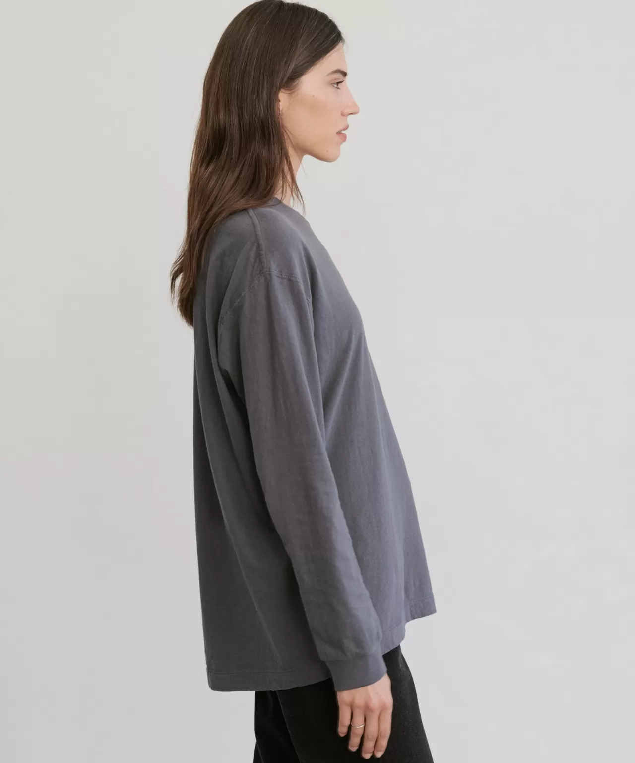 Jenni Kayne Long-Sleeve Vintage Pocket Tee